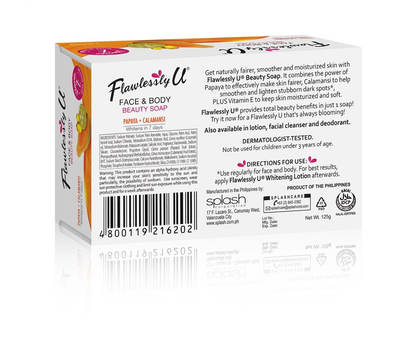 Flawlessly U 2in1 Papaya Calamansi Soap 125g