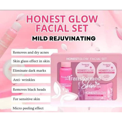 Honest Glow Facial Set Transformed Skin Set