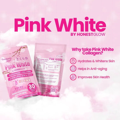 Honest Glow Pink White Glutathione + Collagen Capsule