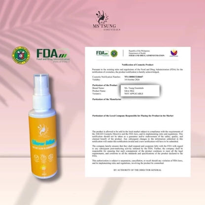 Ms. Tsung Essentials Glow Mist Facial Mist Sunscreen 60ml