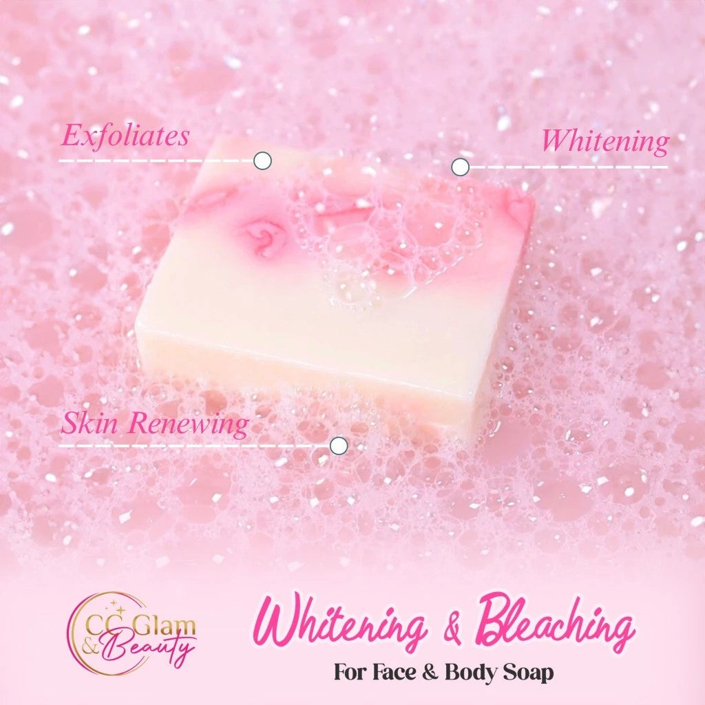 5pcs of CC Glam & Beauty Whitening & Bleaching Soap 70g