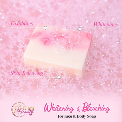5pcs of CC Glam & Beauty Whitening & Bleaching Soap 70g