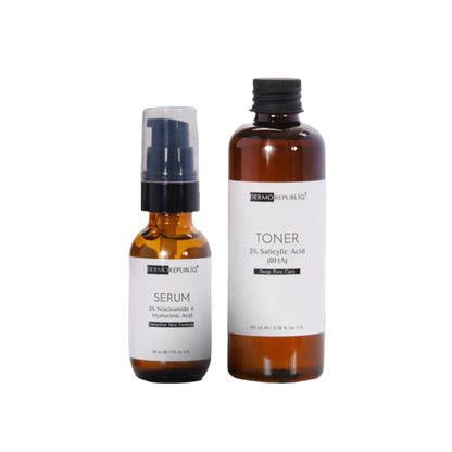 Combo of Dermorepubliq Facial Serum 30ml and Toner 100ml