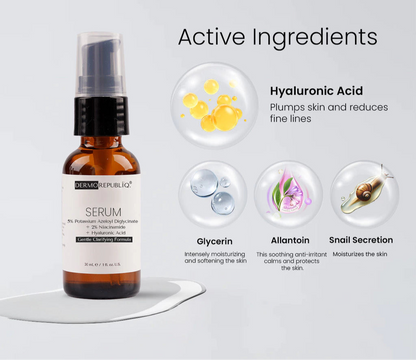Dermorepubliq 5% Potassium Azeloyl Diglycinate + 2% Niacinamide + Hyaluronic Acid Serum