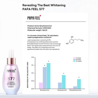 PAPA FEEL 577 Dark Spot Serum Hydrating Brightening Firming 30Ml
