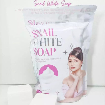 S & J Beauty Products Snail White Soap- 5 bars