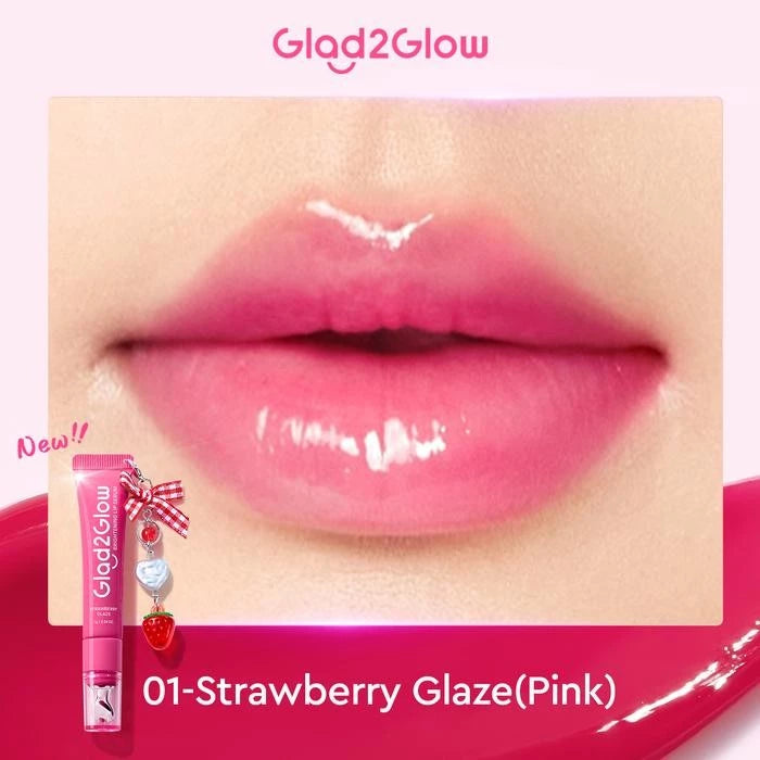 Glad2Glow Brightening Lip Serum- Strawberry Blaze 7g