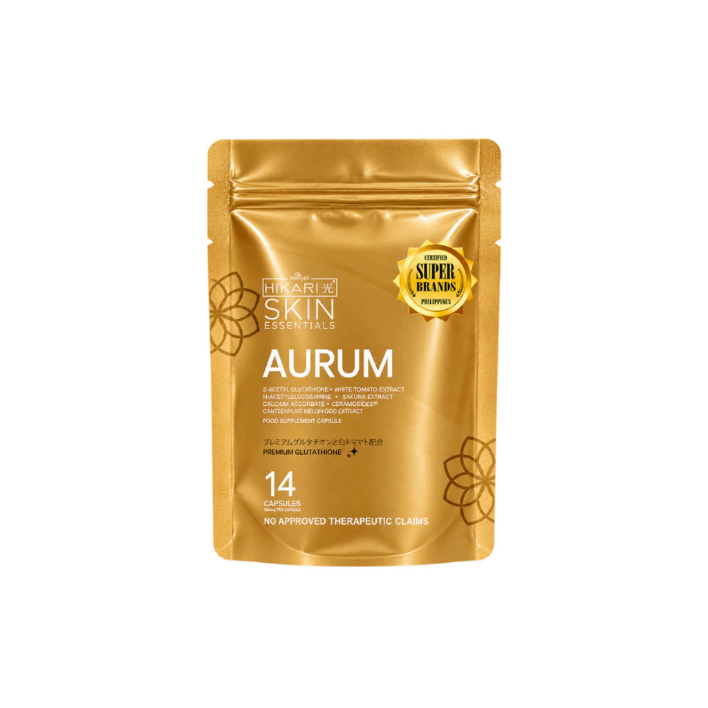 Hikari Skin Essentials Aurum S-Acetyl Glutathione 1 Pack - 14 Caps