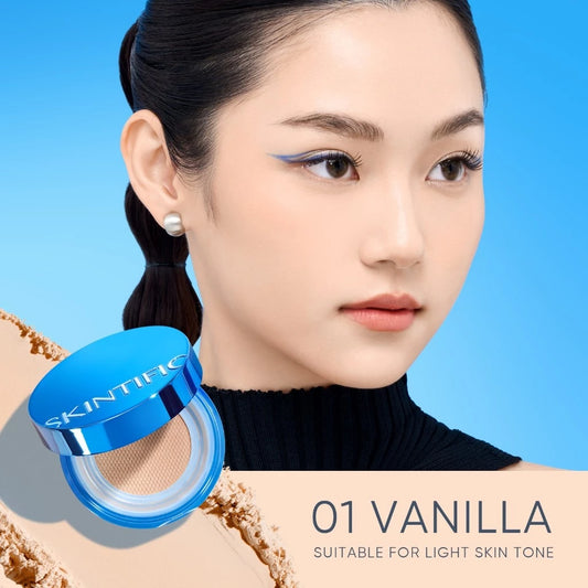 SKINTIFIC Cover All Perfect Cushion BB & CC Cream- - 01 VANILLA