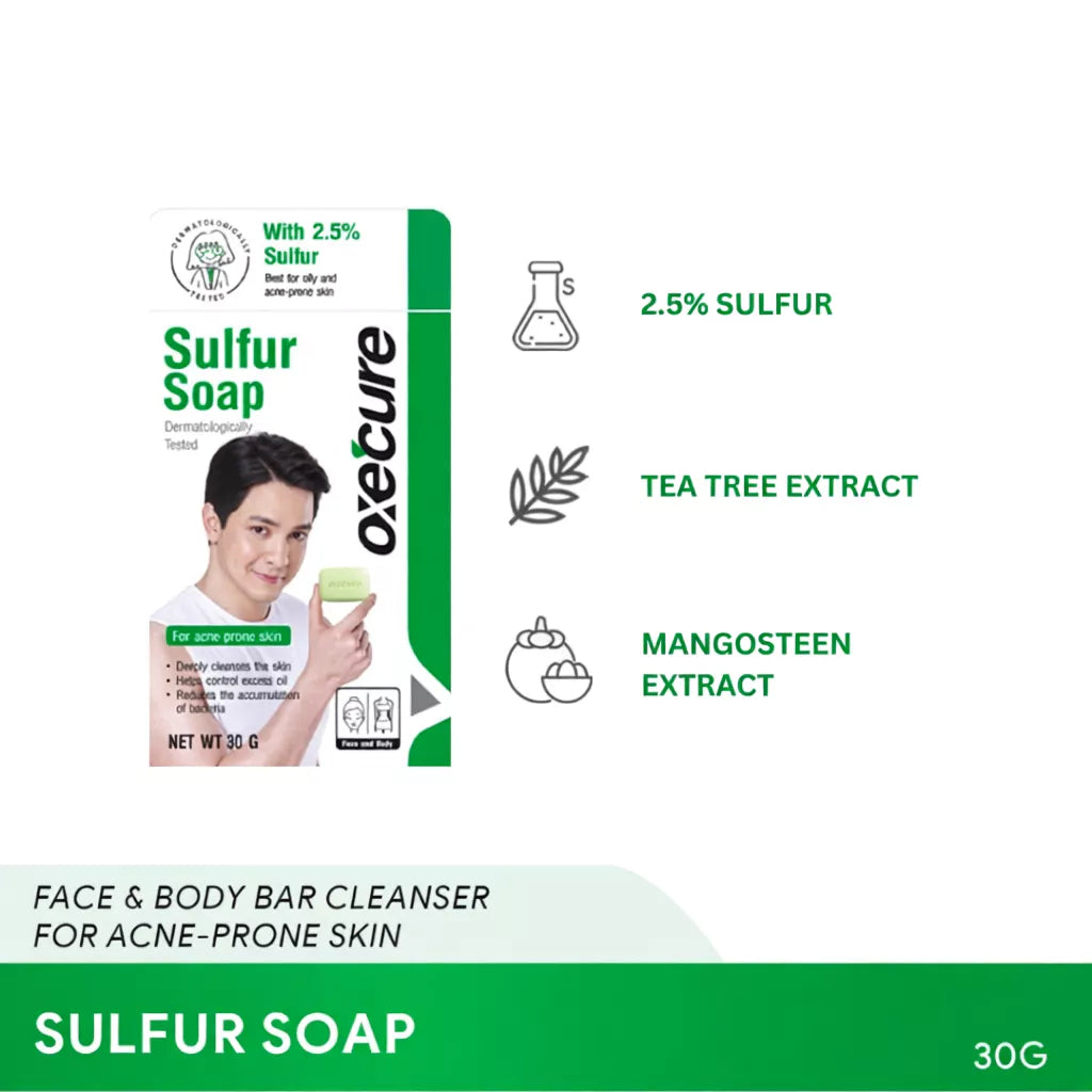 OXECURE Sulfur Soap 30g