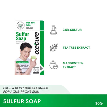OXECURE Sulfur Soap 30g