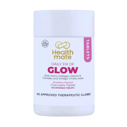 Healthmate GLOW Collagen Multivitamin Complex & Omega Strawberry Flavor 60tabs