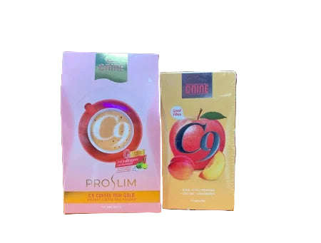 COMBO OF THAI AUTHENTIC C9 SLIMMING CAPSULES & COFFEE POWDER